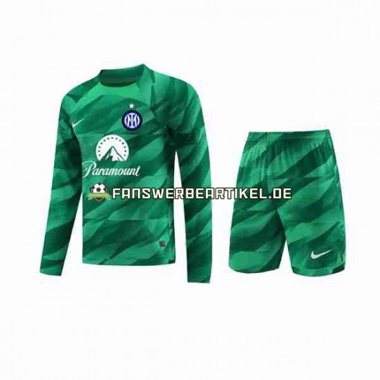 Torwart Trikot Inter Mailand Kinder Auswärtsausrüstung 2023-2024 Langarm