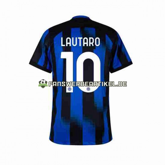 Lautaro Martinez 10 Trikot Inter Mailand Herren Heimausrüstung 2023-2024 Kurzarm