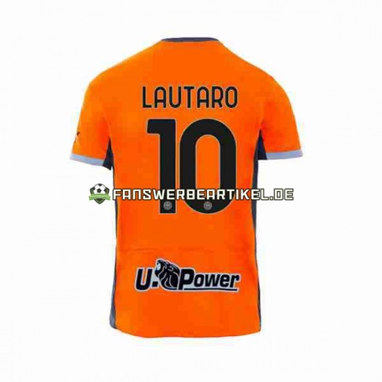 Lautaro Martinez 10 Trikot Inter Mailand Herren Ausweich ausrüstung 2023-2024 Kurzarm