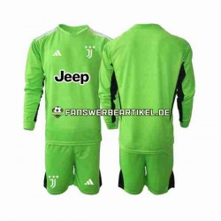 Torwart Trikot Juventus Turin Kinder Ausweich ausrüstung 2023-2024 Langarm