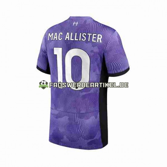 Alexis Mac Allister 10 Trikot Liverpool Herren Ausweich ausrüstung 2023-2024 Kurzarm