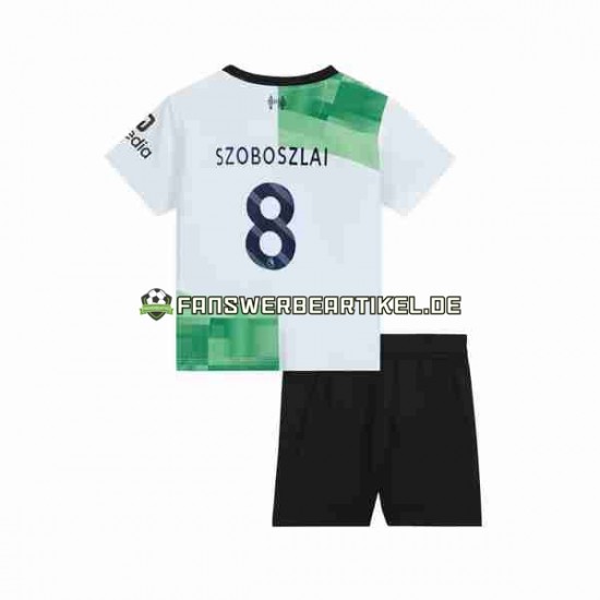 Dominik Szoboszlai 8 Trikot Liverpool Kinder Auswärtsausrüstung 2023 Kurzarm