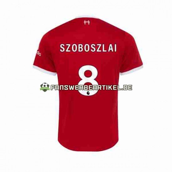 Dominik Szoboszlai 8 Trikot Liverpool Herren Heimausrüstung 2023-2024 Kurzarm