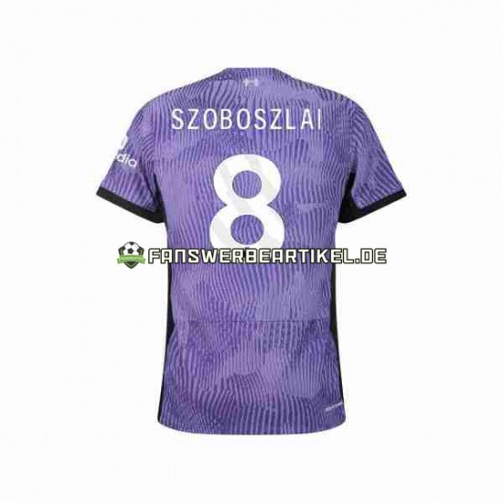 Dominik Szoboszlai 8 Trikot Liverpool Herren Ausweich ausrüstung 2023-2024 Kurzarm