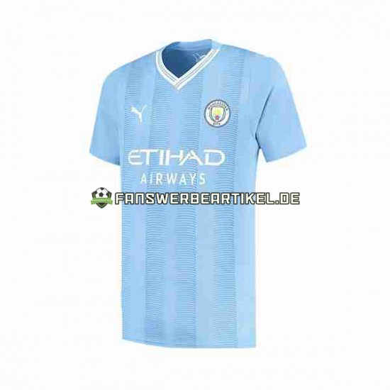 Haaland 9 Japanese Tour Printing Trikot Manchester City Herren Heimausrüstung 2023-2024 Kurzarm