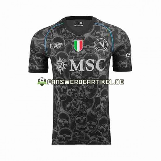 Halloween Trikot SSC Neaples Herren Heimausrüstung 2023-2024 Kurzarm