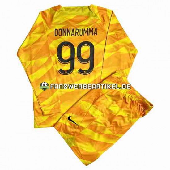 DONNARUMMA 99 Torwart Trikot Paris Saint-Germain Kinder Auswärtsausrüstung 2023-2024 Langarm