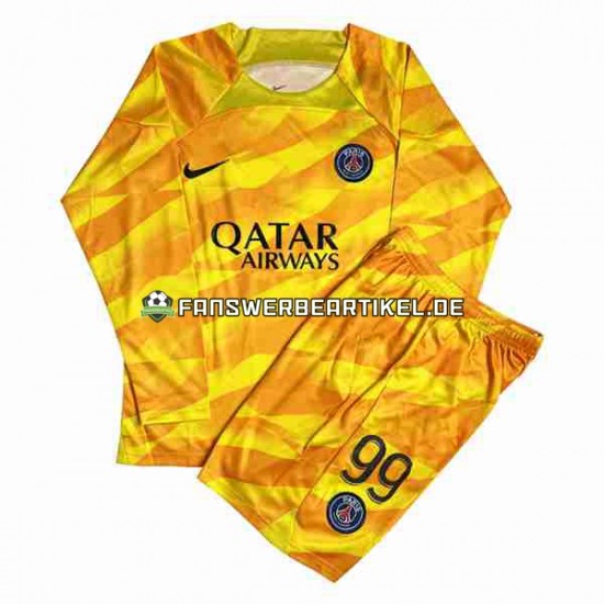 DONNARUMMA 99 Torwart Trikot Paris Saint-Germain Kinder Auswärtsausrüstung 2023-2024 Langarm