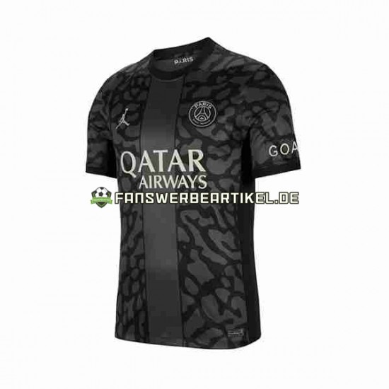 Trikot Paris Saint-Germain Herren Ausweich ausrüstung 2023-2024 Kurzarm