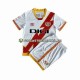 Trikot Rayo Vallecano Kinder Heimausrüstung 2023-2024 Kurzarm