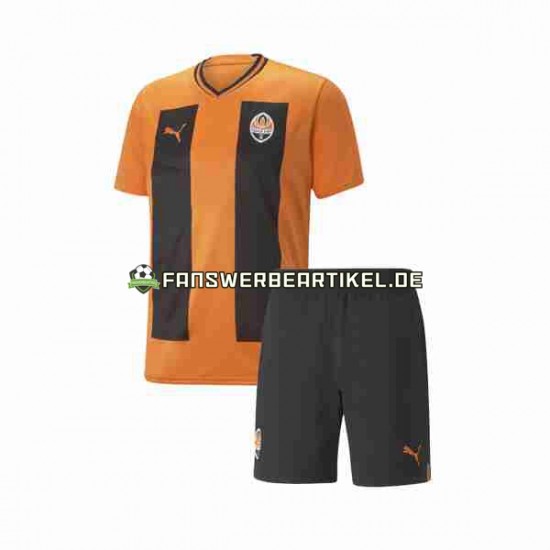 Trikot Shakhtar Donetsk Kinder Heimausrüstung 2023 Kurzarm