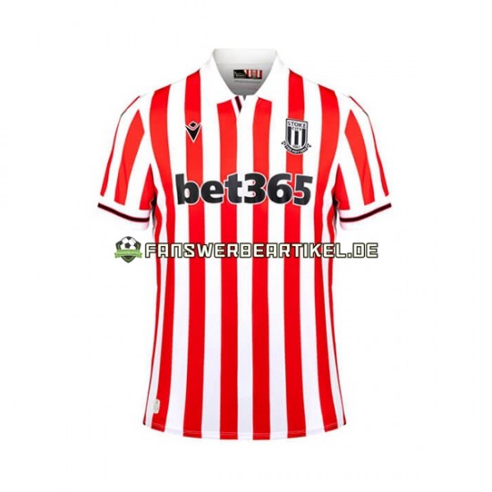 Trikot Stoke City Herren Heimausrüstung 2023-2024 Kurzarm