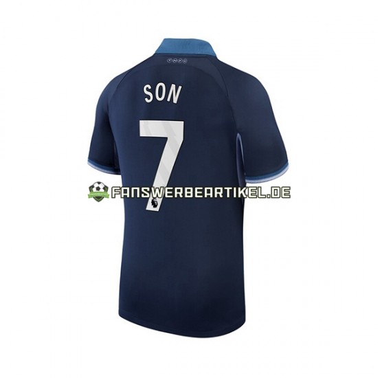 Son Heung-min 7 Trikot Tottenham Hotspur Herren Auswärtsausrüstung 2023-2024 Kurzarm