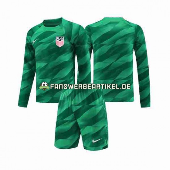 Torwart Trikot USA Kinder Heimausrüstung 2023-2024 Langarm