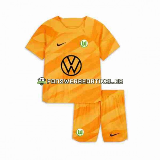 Torwart Trikot VfL Wolfsburg Kinder Heimausrüstung 2023-2024 Kurzarm