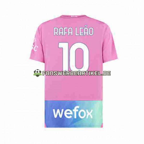 Rafael Leao 10 Trikot AC Mailand Herren Ausweich ausrüstung 2023-2024 Kurzarm