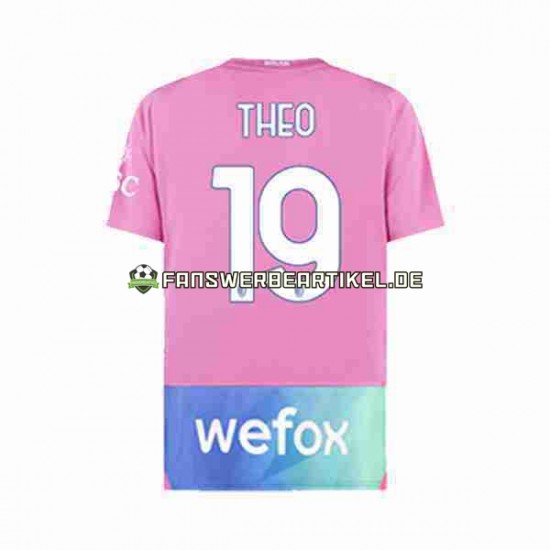 THEO 19 Trikot AC Mailand Herren Ausweich ausrüstung 2023-2024 Kurzarm