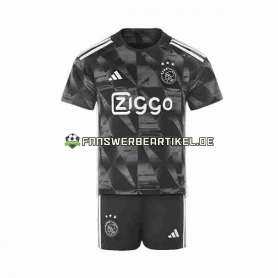 Trikot Ajax Amsterdam Kinder Ausweich ausrüstung 2023-2024 Kurzarm