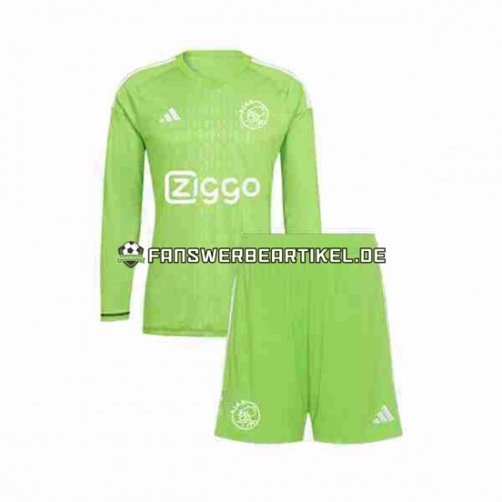 Torwart Trikot Ajax Amsterdam Kinder Heimausrüstung 2023-2024 Langarm