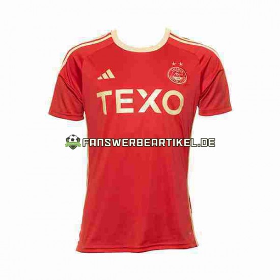 Trikot Aberdeen Herren Heimausrüstung 2023-2024 Kurzarm