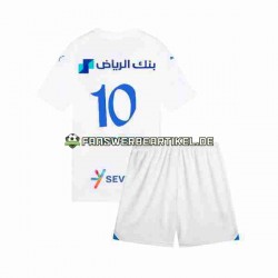 Neymar JR 10 Trikot Al-Hilal Kinder Auswärtsausrüstung 2023-2024 Kurzarm