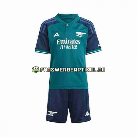 Trikot Arsenal Kinder Ausweich ausrüstung 2023-2024 Kurzarm