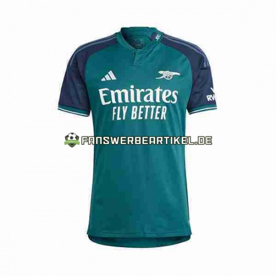 Trikot Arsenal Herren Ausweich ausrüstung 2023-2024 Kurzarm