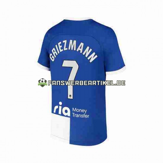 Antoine Griezmann 7 Trikot Atlético Madrid Herren Auswärtsausrüstung 2023-2024 Kurzarm