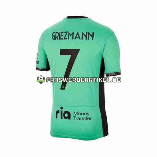 Antoine Griezmann 7 Trikot Atlético Madrid Herren Ausweich ausrüstung 2023-2024 Kurzarm