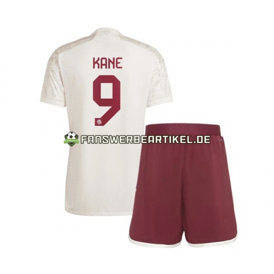 Harry Kane 9 Trikot FC Bayern München Kinder Ausweich ausrüstung 2023-2024 Kurzarm