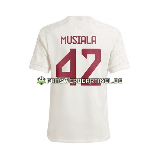 Jamal Musiala 42 Trikot FC Bayern München Herren Ausweich ausrüstung 2023-2024 Kurzarm