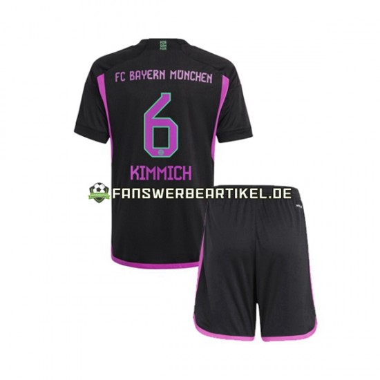 Kimmich 6 Trikot FC Bayern München Kinder Auswärtsausrüstung 2023-2024 Kurzarm