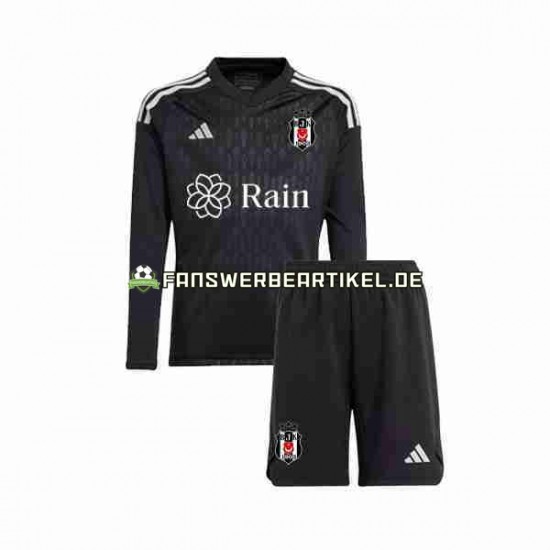 Torwart Trikot Besiktas Kinder Heimausrüstung 2023-2024 Langarm