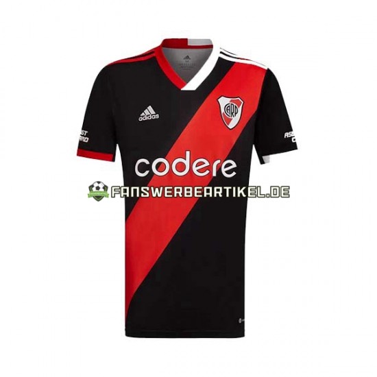 Trikot River Plate Herren Ausweich ausrüstung 2023-2024 Kurzarm