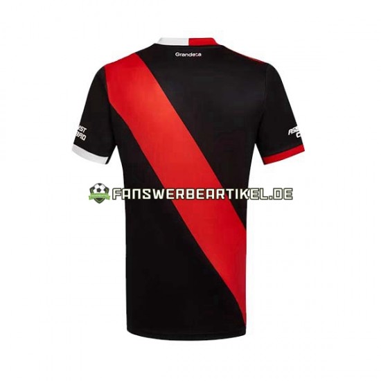 Trikot River Plate Herren Ausweich ausrüstung 2023-2024 Kurzarm