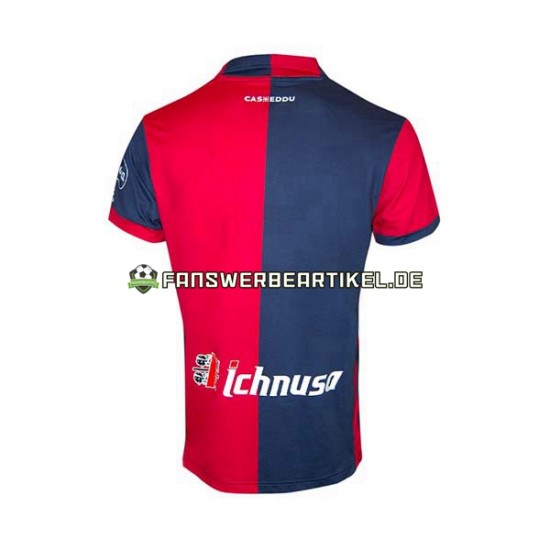 Trikot Cagliari Herren Heimausrüstung 2023-2024 Kurzarm