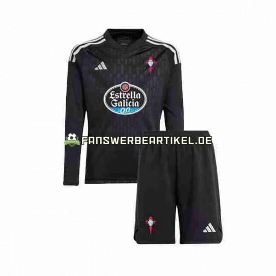 Torwart Trikot Celta de Vigo Kinder Auswärtsausrüstung 2023-2024 Langarm