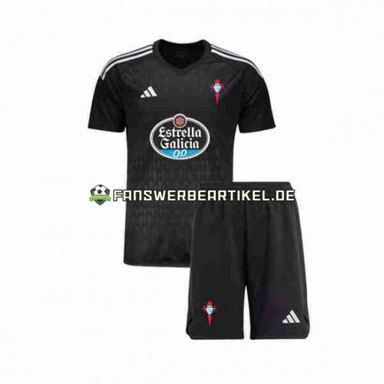 Torwart Trikot Celta de Vigo Kinder Auswärtsausrüstung 2023-2024 Kurzarm