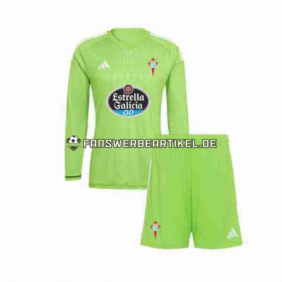 Torwart Trikot Celta de Vigo Kinder Heimausrüstung 2023-2024 Langarm