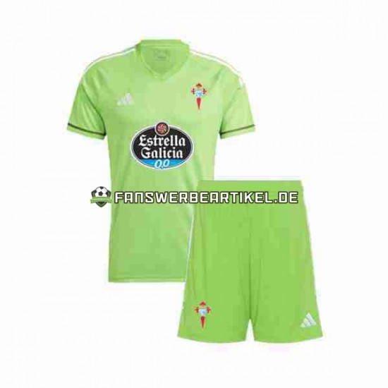 Torwart Trikot Celta de Vigo Kinder Heimausrüstung 2023-2024 Kurzarm