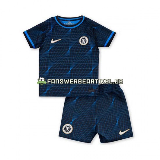 Trikot Chelsea Kinder Auswärtsausrüstung 2023-2024 Kurzarm