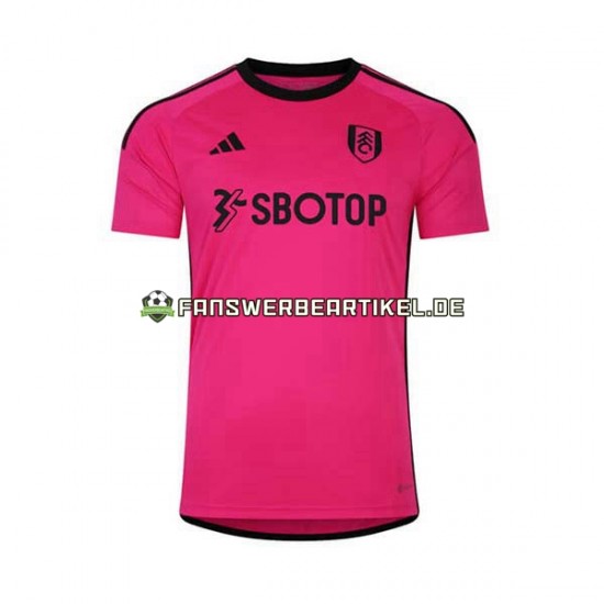 Trikot Fulham Herren Auswärtsausrüstung 2023-2024 Kurzarm