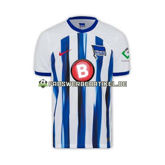 Trikot Hertha BSC Herren Heimausrüstung 2023-2024 Kurzarm