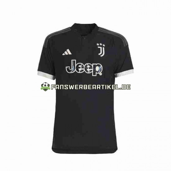 Trikot Juventus Turin Herren Ausweich ausrüstung 2023-2024 Kurzarm