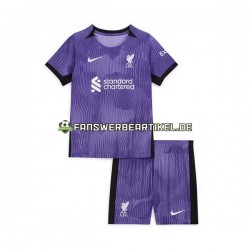Trikot Liverpool Kinder Ausweich ausrüstung 2023-2024 Kurzarm