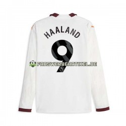 Erling Haaland 9 Trikot Manchester City Herren Auswärtsausrüstung 2023-2024 Langarm