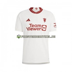 Trikot Manchester United Herren Ausweich ausrüstung 2023-2024 Kurzarm