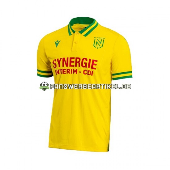 Trikot Nantes Herren Heimausrüstung 2023-2024 Kurzarm