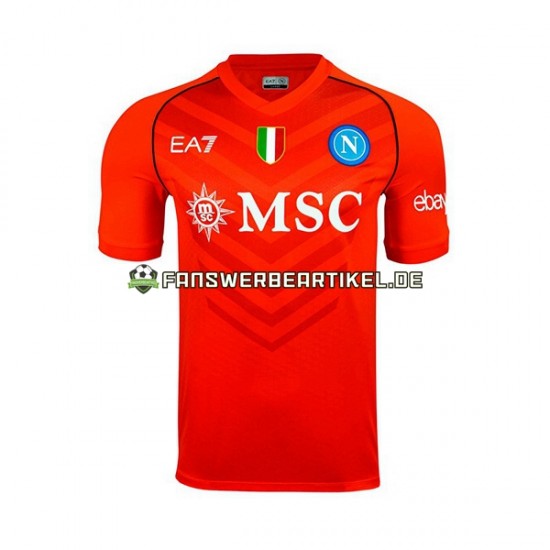 Torwart Trikot SSC Neaples Herren Heimausrüstung 2023-2024 Kurzarm