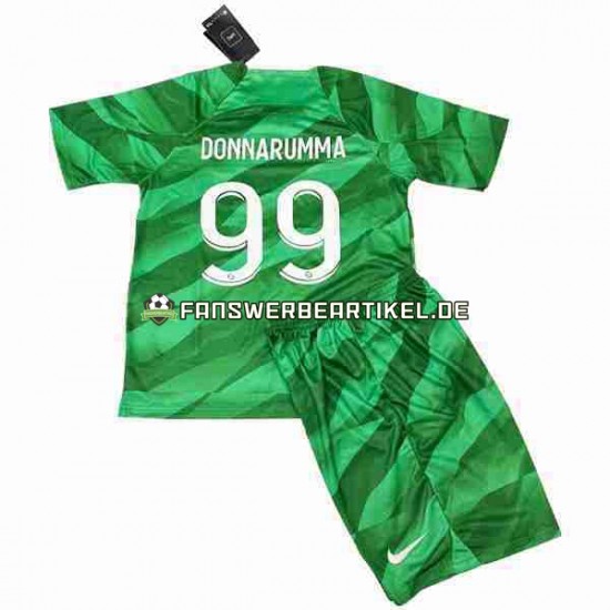 Donnarumma 99 Torwart Trikot Paris Saint-Germain Kinder Heimausrüstung 2023-2024 Kurzarm